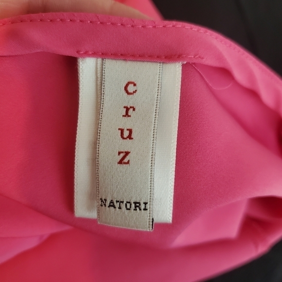 Natori Cruz Slip Dress Womens Small Pink V-neck Midi Length Adjustable Straps - Picture 3 of 10